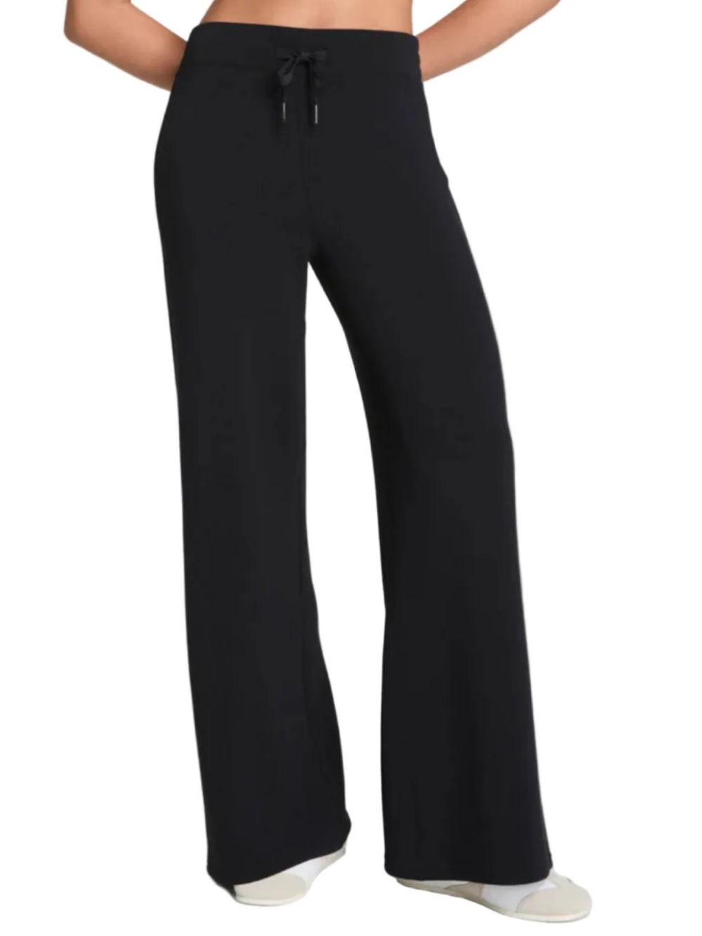 Spanx AirEssentials Wide Leg Pant Black Womens Size S Loungewear Casual Cozy